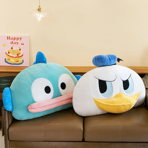 Nouveau design Coussin décoratif en peluche canard doux, Coussin décoratif poisson moche, Cadeaux pour enfants et adultes, Décoration d'intérieur, Vente en gros, Peluche douce - Product Image 4