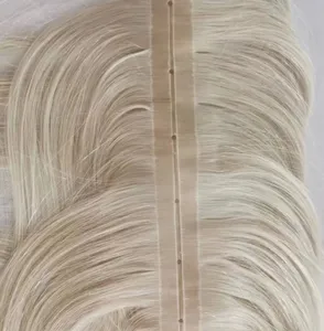 Nuova tendenza di alta qualità Ombre doppia estrazione dei capelli umani doppia linguetta estensione dei capelli, trama invisibile dell'unità di elaborazione con foro