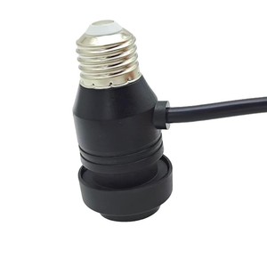 E27 To E26 Light Bulb Socket <b>Adapter</b> Plug In AC Converter For LED Lighting With PVC Cable And Waterproof <b>Switch</b> - Product Image 5