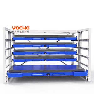 نظام أتمتة رفوف تخزين الصفائح المعدنية، رفوف تخزين الصفائح المعدنية على المنصات - Product Image 1