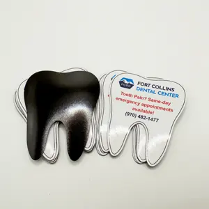 2024 Custom Promotional Tooth Shape Fridge Magnet For Dentist Carton Medium Contemporary Cmyk Anniversary Support 1000