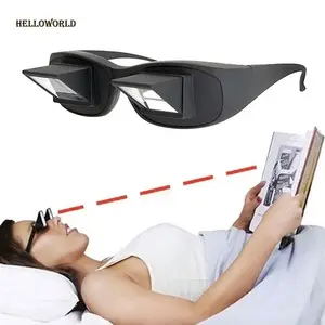 HelloWorld חידוש עיצוב עצלן משקפיים קריאת צפייה טלוויזיה פריסקופ אופקי שבירה משקפיים בסיטונאות