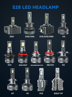 Personnalisé 150W 15000 Lumen 9V à 60V Ultra Mini Taille Voiture Led Phare Ampoule Haut Bas Faisceau H4 H13 Hi/lo CSP Puce 9004 9007