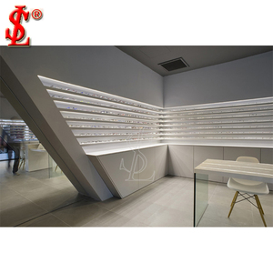 Treo Tường Rack hiển thị với khóa cửa hàng quang học Khung kính có thể khóa hiển thị đứng Kính Mắt kính mát hiển thị - Product Image 4