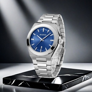 Usine de montres OEM, montres de haute qualité en acier inoxydable, bracelet solide, logo personnalisé, étanche 5ATM, quartz, mode, affaires, luxe - Product Image 1