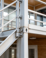 Villa de loisirs modulaire préfabriquée, appartement à deux étages, hôtel, glamping, maison d'hôtes, bureau, café, boutique, respirant, norme européenne