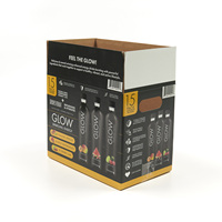 Boîtes d'expédition robustes en carton ondulé pour eau minérale, bière, vin, WHISKY, vodka, emballage à double paroi, carton maître