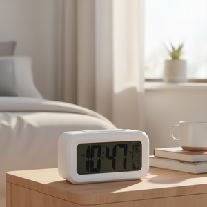 <b>Digital</b> alarm <b>clock</b> with thermometer (Electro DH 93.311/B) - Product Image 3