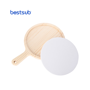 Tavola di formaggio rotonda 2017 per regali di Natale eco-friendly piatto di <span class=keywords><strong>legno</strong></span> piatto di sublimazione spazi vuoti per campeggio PZPR22 piastrelle di ceramica - Product Image 2