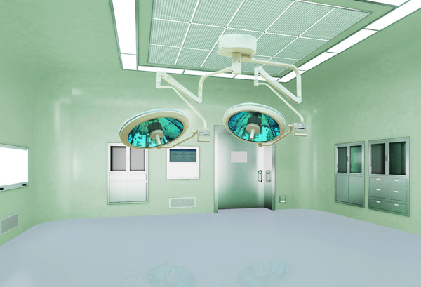 General Fast Installed Surgery Operation Theatre Hospital Theater Room PVC Treatment