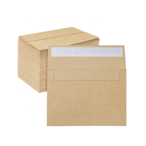 Impression personnalisée Enveloppes de format C5 <span class=keywords><strong>DL</strong></span> Enveloppes en carton rigide Enveloppes en papier <span class=keywords><strong>kraft</strong></span> auto-adhésives à impression offset - Product Image 1