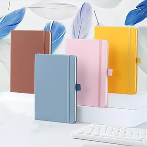 Venta al por mayor fabricante <span class=keywords><strong>profesional</strong></span> personalizado A5 Pu cuero impresión Tapa dura diarios Logo planificadores cuaderno de notas cuaderno escolar - Product Image 5