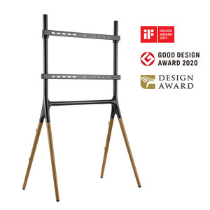LUMI Salon Chevalet artistique de luxe Studio Bois Minimaliste Support TV avec quatre pieds pour 55 60 65 pouces - Product Image 5