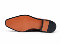 Chaussures habillées à lacets pour hommes, style brogue à bout pointu, en cuir véritable patiné, semelle extérieure en caoutchouc, antidérapantes, pour le bureau et la carrière, vente en gros