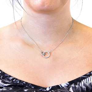 Collier pendentif en argent avec lien en corde torsadée Paradise - Product Image 2