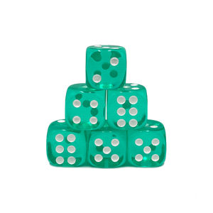 사용자 정의 6 면 투명 핑크 아크릴 둥근 계산 주사위 12/14/16/18mm 주사위 - Product Image 4