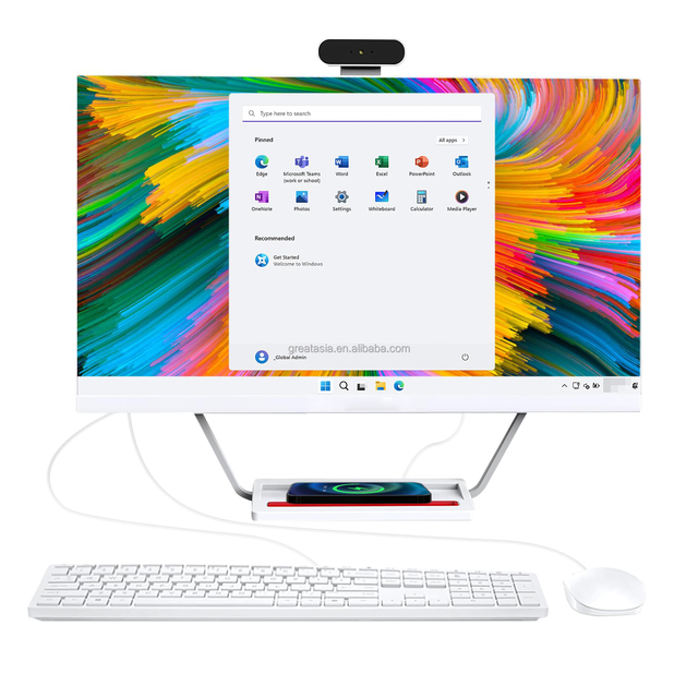 Original Factory All-in-One Desktop Computer 27inch 23.8inch LCD LED I5 I7 I3 Core I7 16GB DDR4 RAM SSD Interface EU Plug