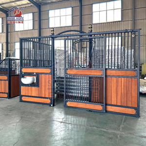 Prefeb chuồng ngựa kim loại mạ kẽm ngựa gian hàng phía trước cho chuồng ngựa - Product Image 6