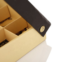 Boîte à chocolat en vrac, boîte à chocolat de luxe, réutilisable, magnétique, en bambou, pour les frites de chocolat