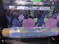Imprimante UV DTF automatique A3 de 12 pouces (60 cm) avec laminateur à rouleaux, machine à jet d'encre pour étiquettes autocollantes en cristal 60C pour matériaux flexibles