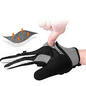 Professional Unisex <b>Half</b> Finger Fitness Gloves PU Leather Mesh Breathable Non <b>Slip</b> Adjustable Wrist Strap Gym Training Cycling - Product Image 4