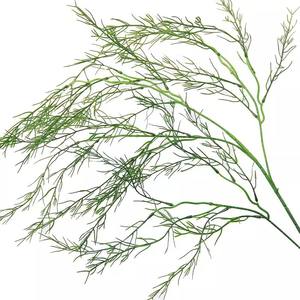 Ramo de Césped Artificial Verde, Plástico, Alta Simulación, Decoración para Bodas, Uso en Interiores y Exteriores - Product Image 4