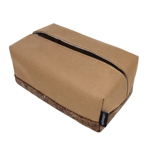 Bolsa de Almacenamiento Cosmética de Corcho y Madera, Personalizada de Fábrica, con Papel de Carbón de Café Natural Original - Product Image 5