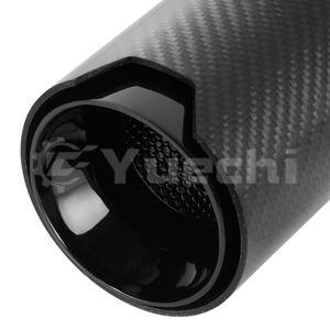 Embouts d'échappement en fibre de carbone M Performance avec logo, embout de silencieux pour <span class=keywords><strong>BMW</strong></span> E92 F30 340i 440i F87 M2 F80 M3 F20 F10 <span class=keywords><strong>F90</strong></span> - Product Image 6
