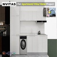 Meubles de cuisine modulaires en contreplaqué stratifié RTA, vente en gros, fabricant de meubles modernes en kit sur mesure