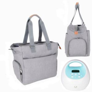 Free Sample BSCI Convertible Baby Diaper <b>Cooler</b> Bags Travel Diaper Tote Breast Pump Bag - Product Image 5