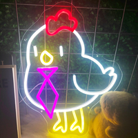 Letrero Luminoso de Neón Estilo Caballero Chic, Personalizable, Multicolor, con Control Remoto, para Montar en la Pared, Regalo para Bebés, Decoración para Fiestas en Casa, Empresas y Eventos