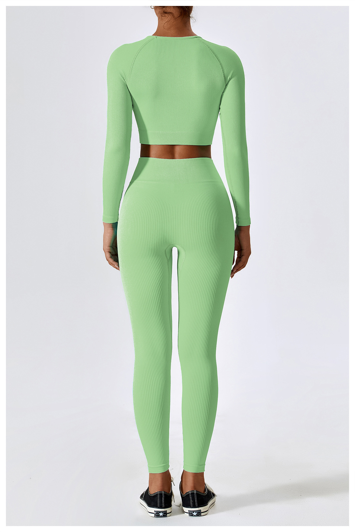 green Long sleeves set