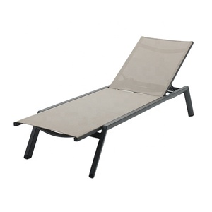 Chaise longue <span class=keywords><strong>de</strong></span> jardin et <span class=keywords><strong>de</strong></span> plage pliable en tissu Teslin, imperméable et à séchage rapide, respirante, confortable et simple - Product Image 1