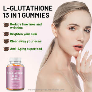 Fabrikant Groothandel OEM Private Label Biologische <span class=keywords><strong>L</strong></span>-glutathion Collageen Huidverlichtende Verhelderende Glutathionen 13-in-1 Gummies - Product Image 5