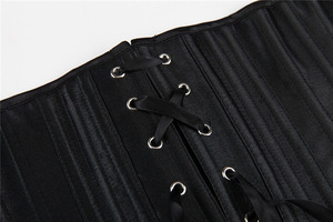 Corsé vintage de talla grande para mujer, con control firme, transpirable, con botones, efecto push-up, tipo chaleco, faja base para vestido de novia, tejido de satén, ODM - Product Image 2