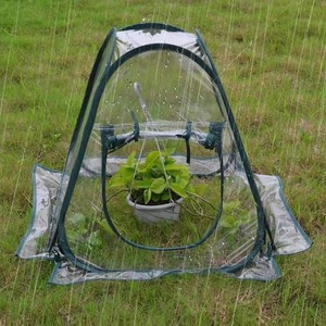 Serre miniature portable, transparente, en PVC, pour protéger les plantes de la gelée et du froid en <span class=keywords><strong>hiver</strong></span>, cloche de jardin, tente - Product Image 3