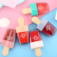 Gloss à lèvres miniature mignon pour enfants, maquillage longue durée imperméable, beauté organique coréenne, gloss à lèvres hydratant longue durée, teinte à lèvres glacée