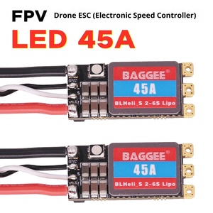 BAGGEE BLHeli_S 35A 45A 2-6S ESC แบบไม่มีแปรงถ่านพร้อมไฟ LED สำหรับโดรนแข่ง FPV - Product Image 2