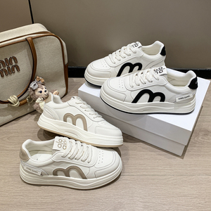 Nueva Edición Coreana <span class=keywords><strong>de</strong></span> Zapatos Deportivos para Mujer, Estilo Instagram, Versátiles, para Estudiantes, con Suela Gruesa, para Deporte, Calle y Ocio - Product Image 1