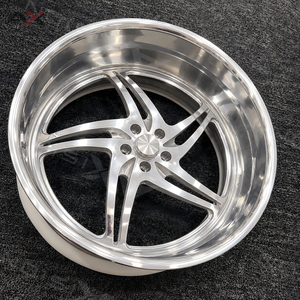 Jantes forgées sur mesure 20x10.5 22x12 24x15 26x16 5x4.75 5x5 à lèvre souple polie pour Chevy Chevelle Camaro Impala - Product Image 1
