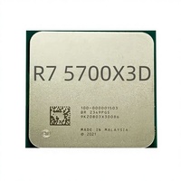 Processeur de bureau AMD Ryzen7 5700X3D 8 cœurs 3,0 GHz 14 nm Socket AM4 16 threads sans ventilateur