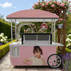 Carrito Congelador Exhibidor <span class=keywords><strong>de</strong></span> Helados, Carrito Vendedor <span class=keywords><strong>de</strong></span> Helados, Carrito <span class=keywords><strong>de</strong></span> Flores para Exteriores, Carrito <span class=keywords><strong>de</strong></span> Helados, Congelador <span class=keywords><strong>de</strong></span> Paletas - Product Image 2