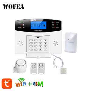 Hệ Thống Báo Động Chống Trộm <span class=keywords><strong>Gsm</strong></span> Có Dây Không Dây Thiết Bị Phát Hiện Cảm Biến Cửa Chuyển Động Quay Số Tự Động An Ninh Gia Đình Hỗ Trợ Wifi Ứng Dụng Tuya - Product Image 1