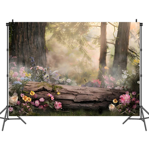 Fondo Fotográfico Bosque Primaveral Mágico Encantado Natural para Retratos de Cumpleaños Infantiles Decoración de Estudio Fotográfico - Product Image 1