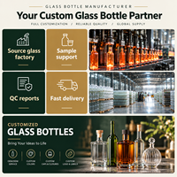 Bouteille de vin en verre transparent avec bouchon en liège, bouteille ronde vide pour l'emballage de gin, whisky, vodka – Offre Spéciale