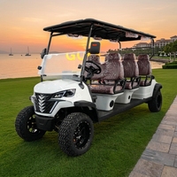 Nouvelle Voiturette de Golf Électrique LSV 6 Places Homologuée Route 2026, Batterie Lithium 60V, Buggy Rehaussé, Certifiée DOT CE, Freins à Disque Avant