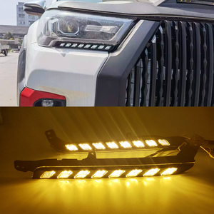 ไฟเดย์ไลท์ LED DRL สำหรับรถยนต์ โตโยต้า ไฮลักซ์ รีโว่ ร็อคโค่ ปี 2020 2021 2022 2023 2024 พร้อมไฟเลี้ยวสีเหลือง - Product Image 4