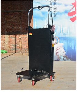 पोर्टेबल फोल्डेबल 250 किलोग्राम 400 किलोग्राम भारी शुल्क चार पहिया बैटरी इलेक्ट्रिक सीढ़ी चढ़ाई ट्रॉली - Product Image 3