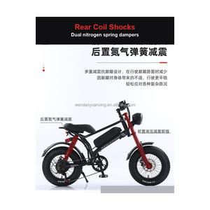 Vélo électrique tout-terrain <span class=keywords><strong>Super73</strong></span> de 16 pouces avec pneus larges, 48V 500W 10Ah 15Ah, noir, vert, rouge bordeaux, pour adulte, trajets quotidiens, plage, sentiers, avec assistance - Product Image 5