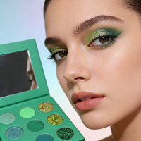 Coloré Vegan Fard À Paupières Palette Mat Shimmer Glitter DIY Maquillage Des Yeux Poudre Personnalisé Bas quantité minimale de commande Sans Logo Private Label